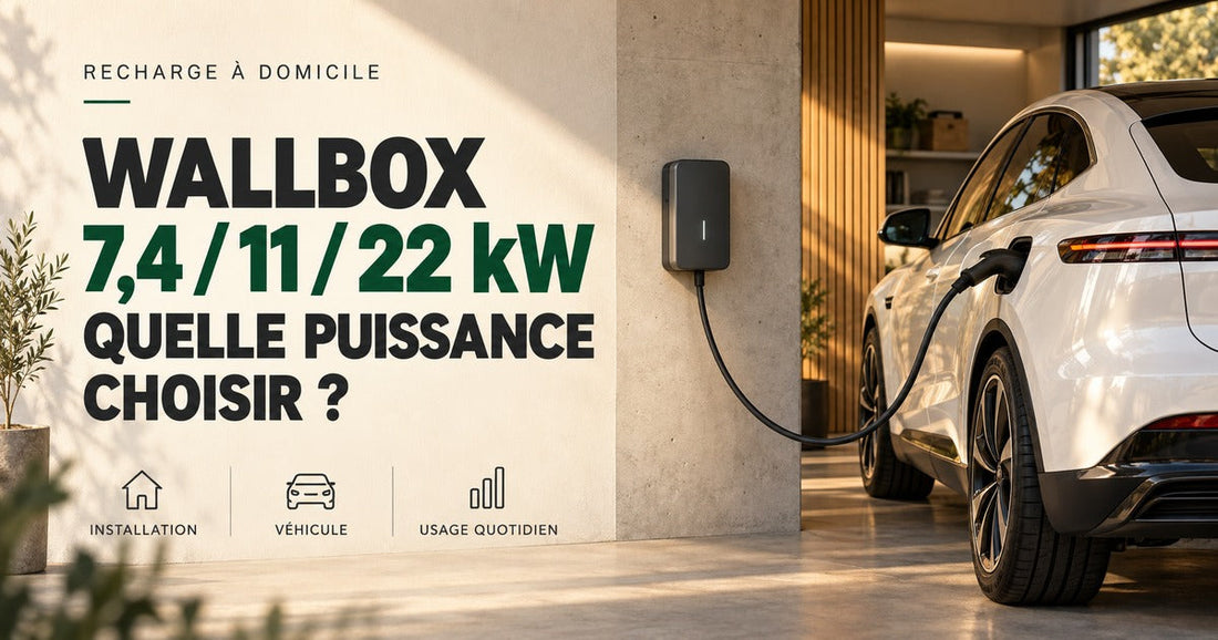 Wallbox et voiture électrique à domicile : quelle puissance choisir entre 7,4, 11 et 22 kW ?